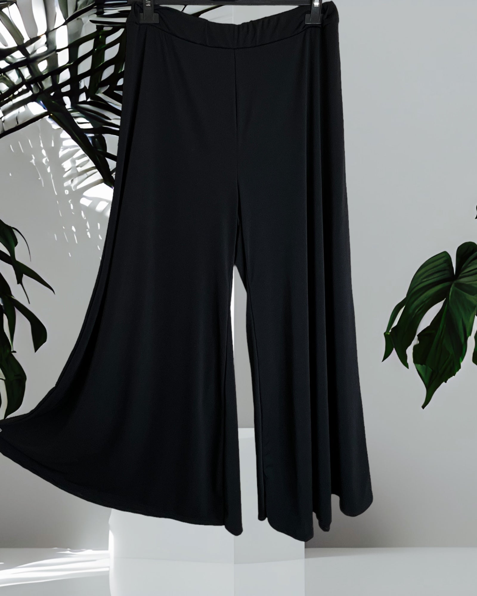 Pantalon noir palazzo sale