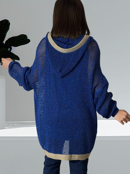 RAPHAELO - PULL OVERSIZE SCINTILLANT EN RESILLE AVEC SON TOP JUSQU'A LA TAILLE 54