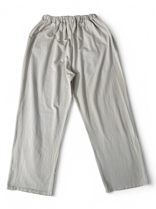 DORIAN - PANTALON BEIGE SPORTSWEAR EN COTON TAILLE 48 A 54/56