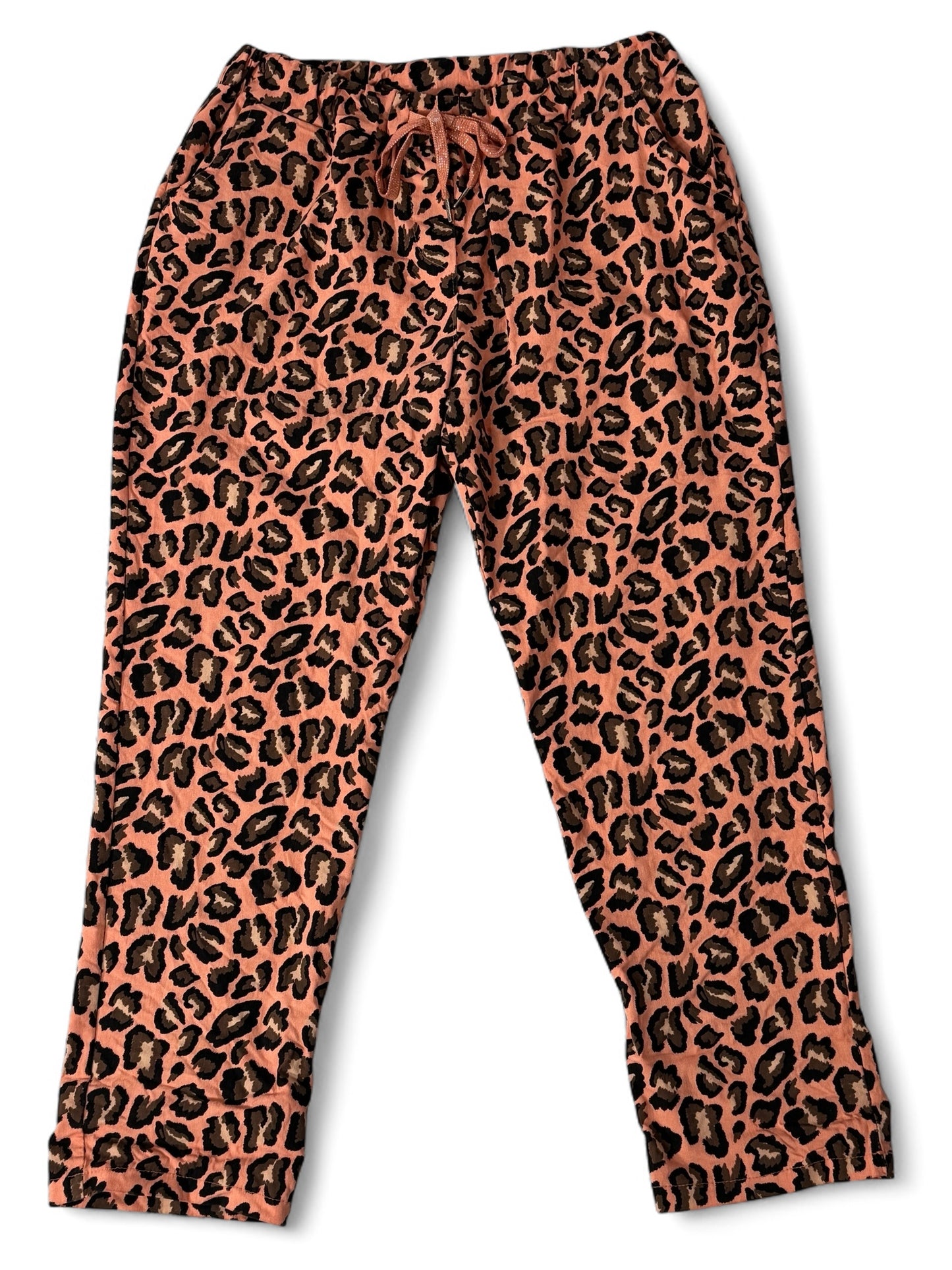 TOM - PANTALON SPORTSWEAR LEOPARD CORAIL TAILLE 46 A 52