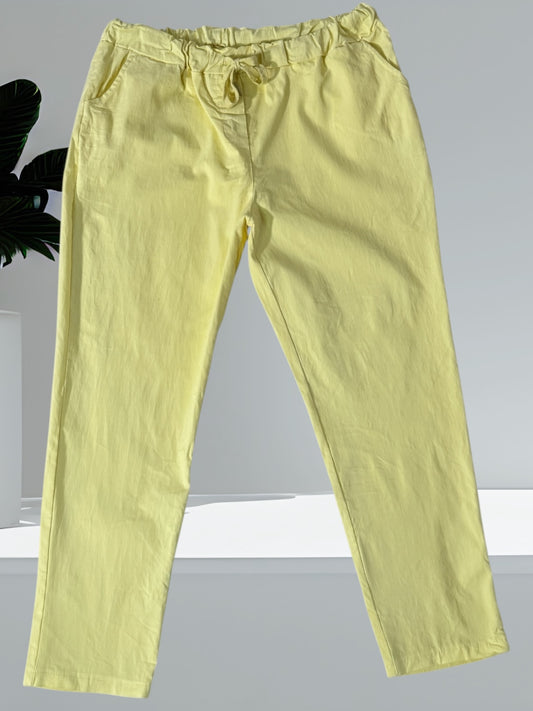 JAMES - PANTALON SPORTSWEAR JAUNE TAILLE 52 A 56