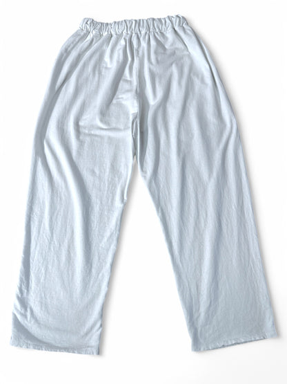 DORIAN - PANTALON BLANC SPORTSWEAR EN COTON TAILLE 48 A 54/56