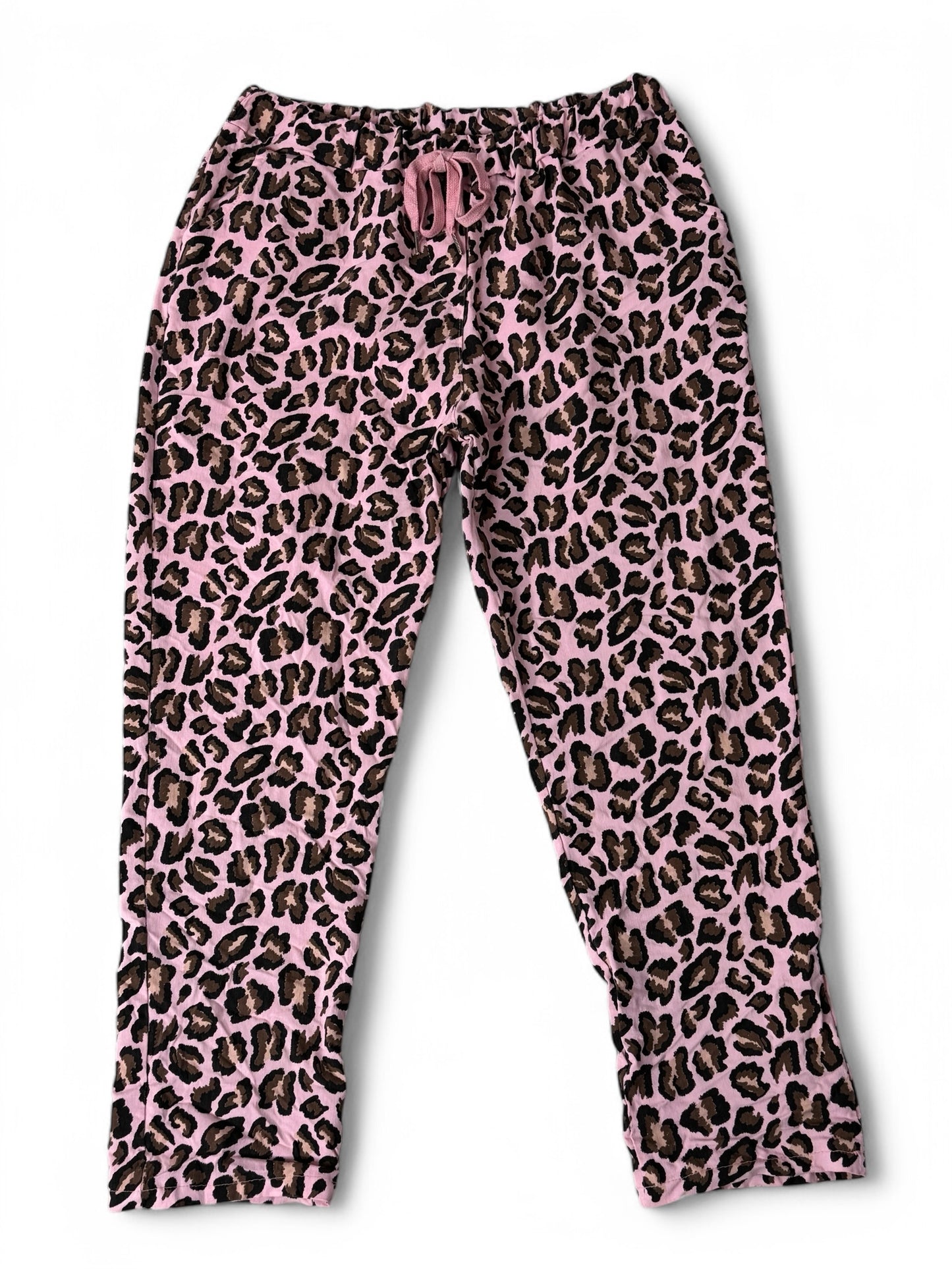 TOM - PANTALON SPORTSWEAR LEOPARD ROSE TAILLE 46 A 52