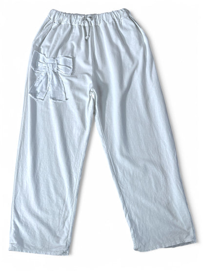 DORIAN - PANTALON BLANC SPORTSWEAR EN COTON TAILLE 48 A 54/56