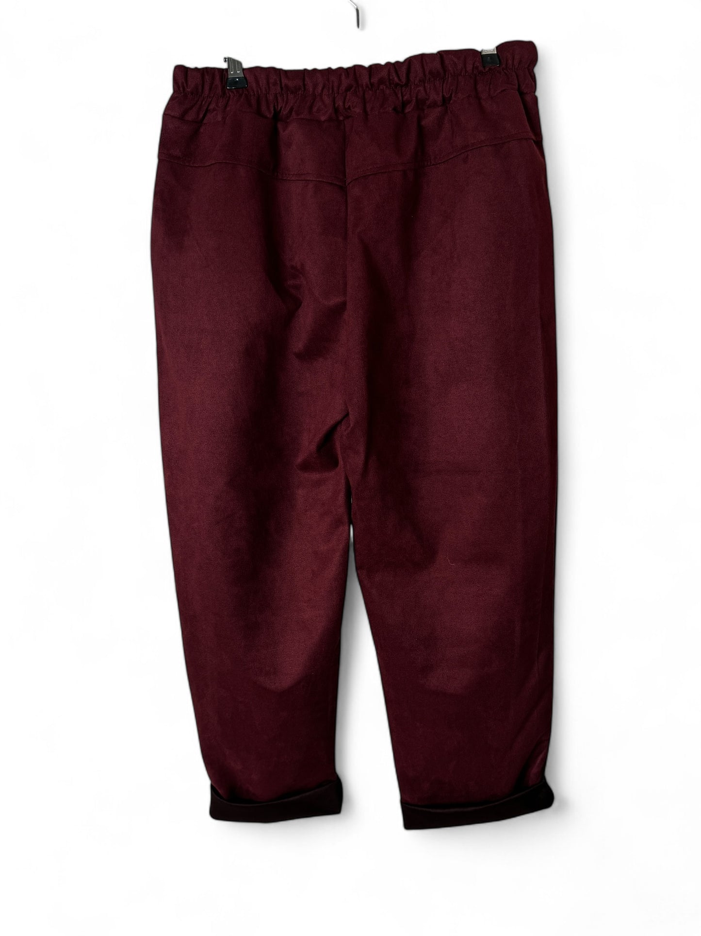 MARIUS - PANTALON BORDEAUX ASPECT DAIM 44/46 A 50