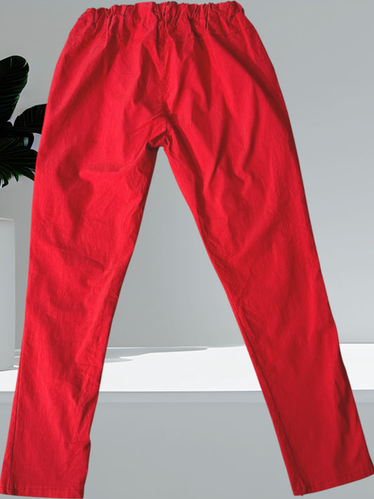 JAMES - PANTALON SPORTSWEAR ROUGE TAILLE 52 A 56