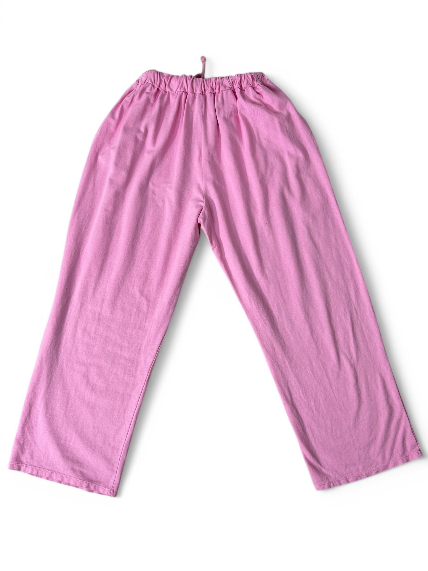 DORIAN - PANTALON ROSE SPORTSWEAR EN COTON TAILLE 48 A 54/56