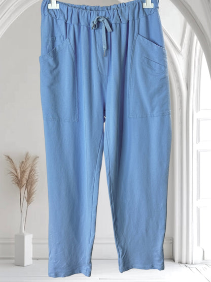 MARCO- PANTALON BLEU SPORTSWEAR EN COTON TAILLE 48 a 54/56