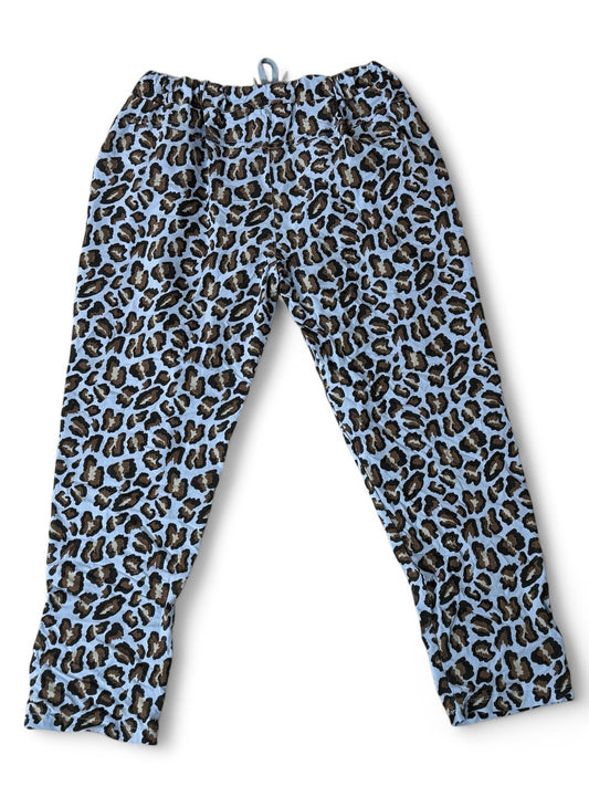 TOM - PANTALON SPORTSWEAR LEOPARD BLEU TAILLE 46 A 52