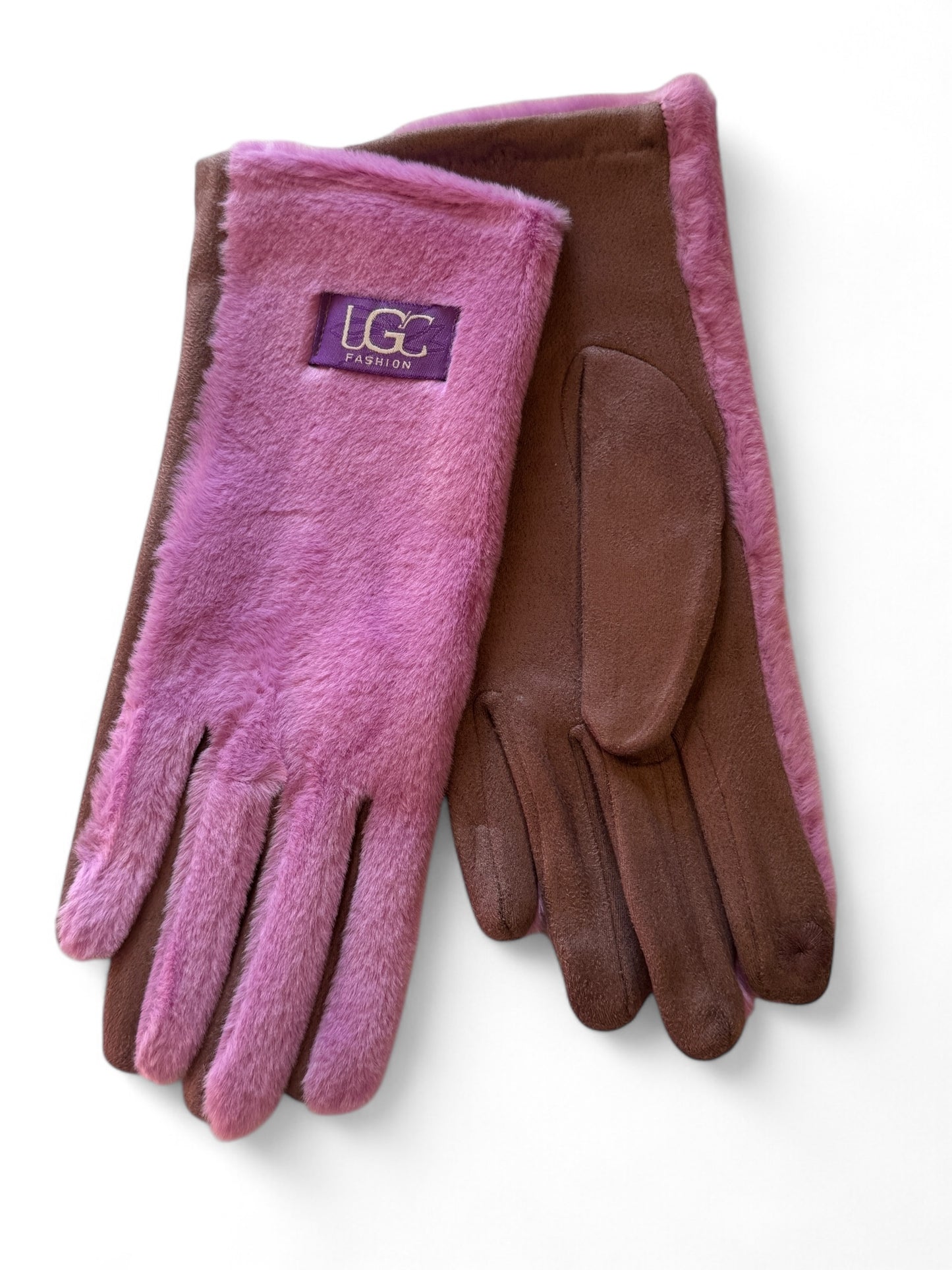 TAYLOR - GANTS TRES DOUX EN MOUMOUTE COLORIS LILAS