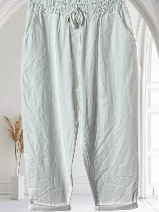 MARCUS - PANTALON SPORTSWEAR BLANC TAILLE 46 A 52/54