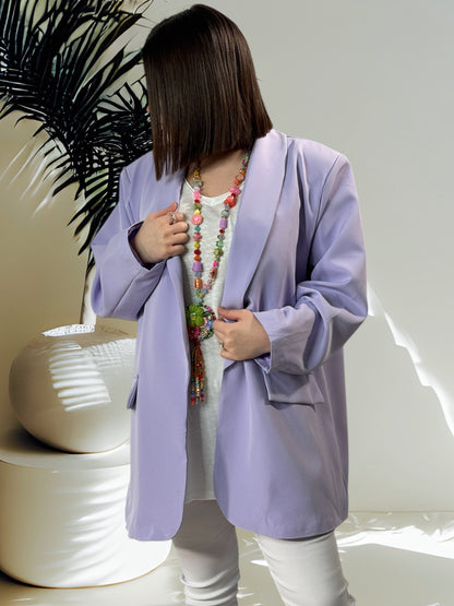 ROXANE - BLAZER LILAS JUSQU'A LA TAILLE 52