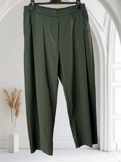 LUIGI - PANTALON A PINCES KAKI TAILLE 46 A 52