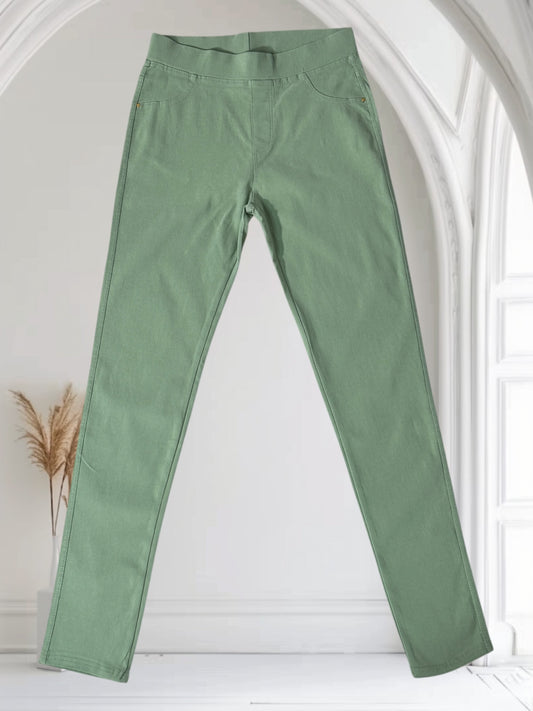 SACHA - JEGGING CHRISTY VERT AMANDE T46