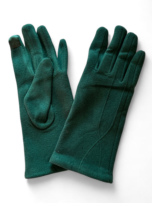 NAOMI - GANTS TRES DOUX COLORIS VERT