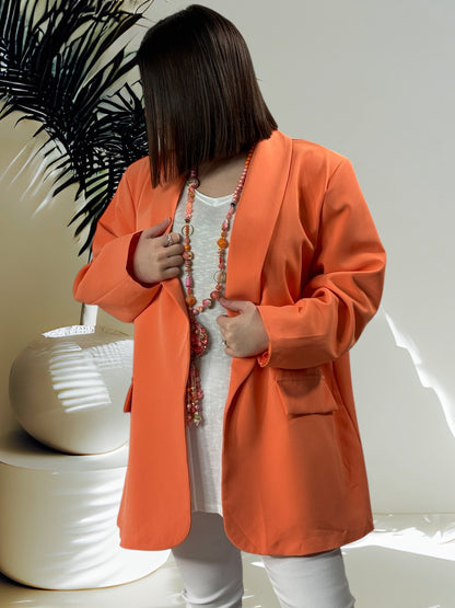 ROXANE - BLAZER CORAIL JUSQU'A LA TAILLE 52