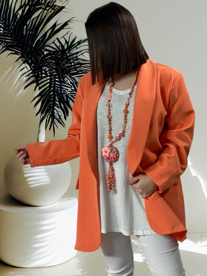 ROXANE - BLAZER CORAIL JUSQU'A LA TAILLE 52